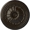 Ekena Millwork Alexa Ceiling Medallion (Fits Canopies up to 2 7/8"), Hand-Painted Stone Hearth, 20 1/2"OD x 1 7/8"P CM20ALSHF - alternate 1
